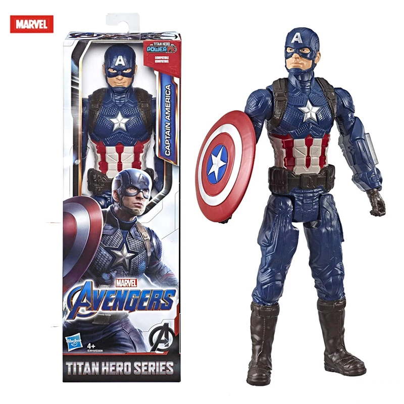 Кукла Марвел 30 см модель Мстителей Капитан Америка Железный человек Человек паук