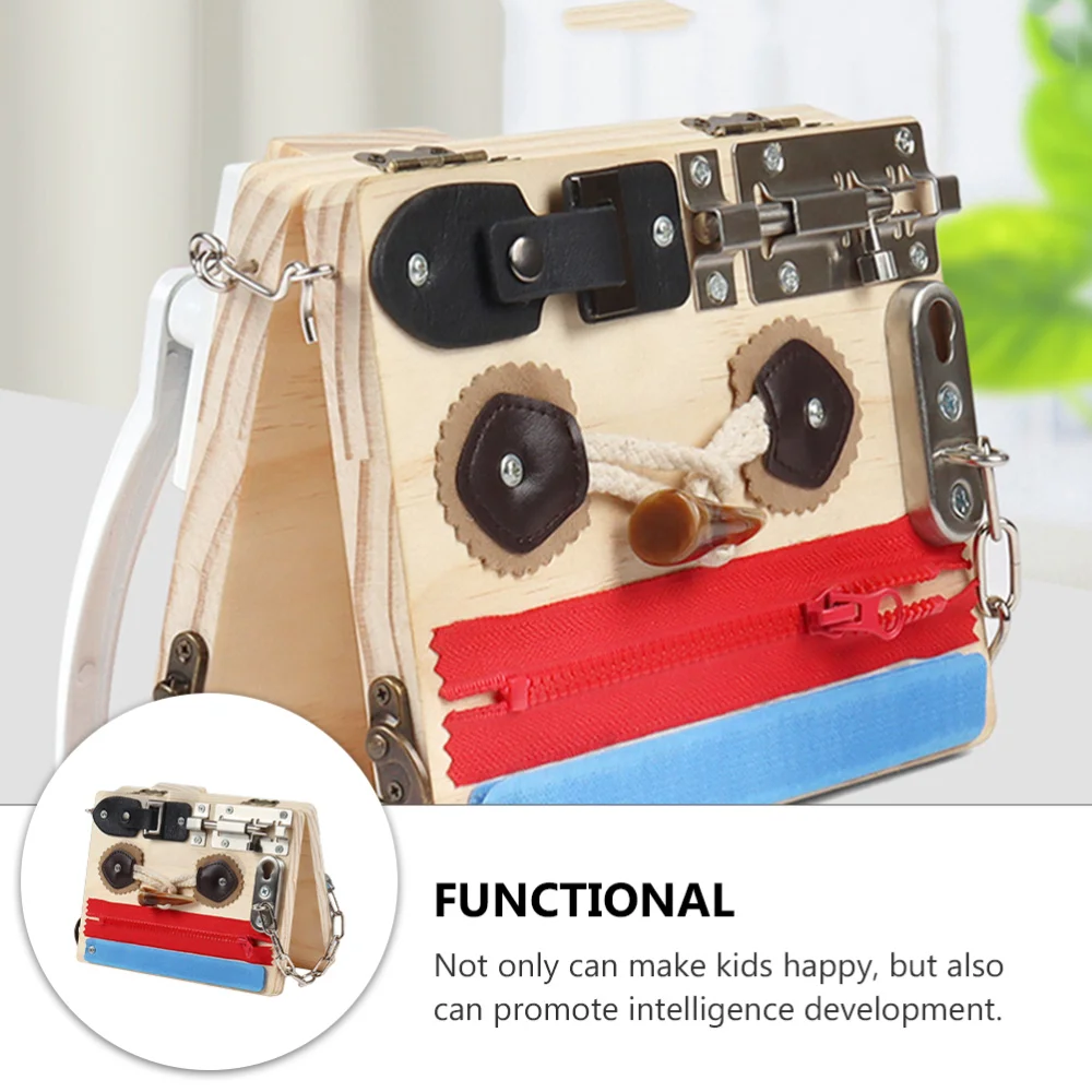 

Interactive Children Wooden Busy Board Funny Busy Board Educational Plaything