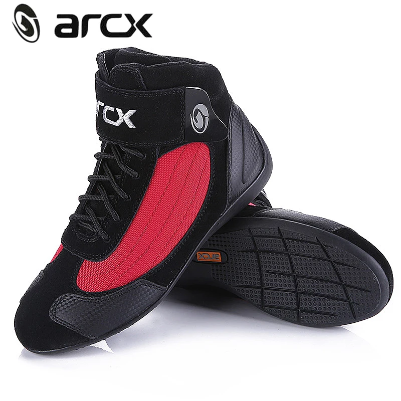 Байкерские кожаные ботинки ARCX защитная обувь для мотокросса и внедорожников