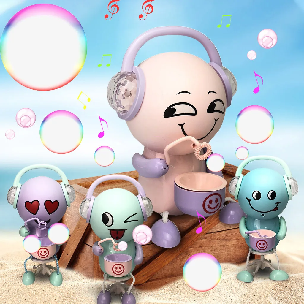 Летняя детская машина для выдувания мыльной воды мультяшная модель животных