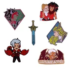 Эмалированная булавка She-Ra  Princess of Power, скорпия катра, искусственная ЛГБТ-девушка, значок для лесбиянок