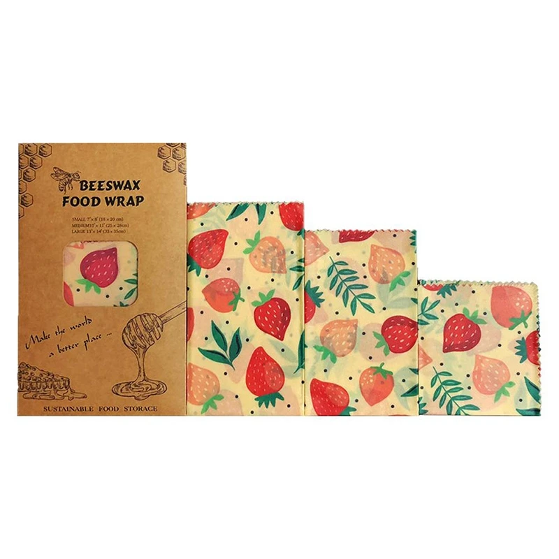 

Многоразовые обертки из пчелиного воска Beeswax Food Wraps