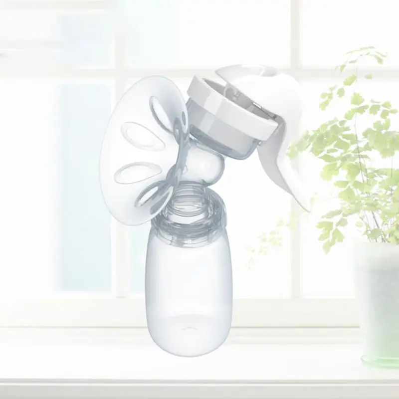 

Manual Breast Pump Powerful Baby Nipple Suction Travel Suck Feeding Milk Bottles U90B