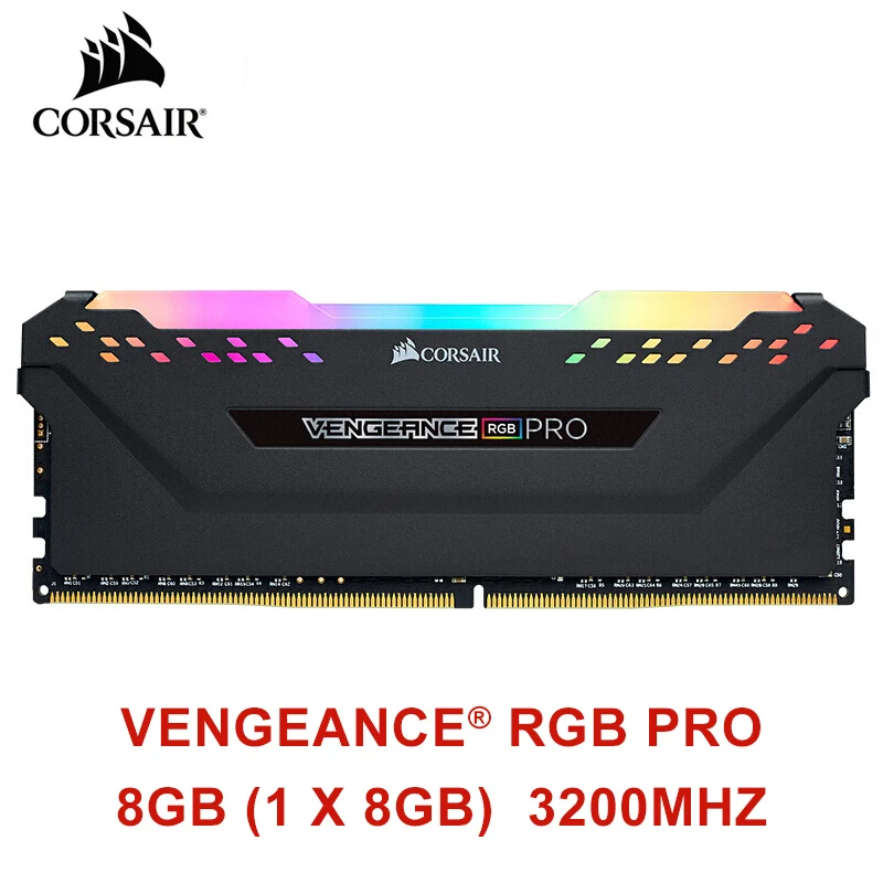 

CORSAIR VENGEANCE® RGB PRO 8GB(1x 8GB) 16GB(1x16GB) DDR4 DRAM 3200MHz C16 Memory Kit—Black