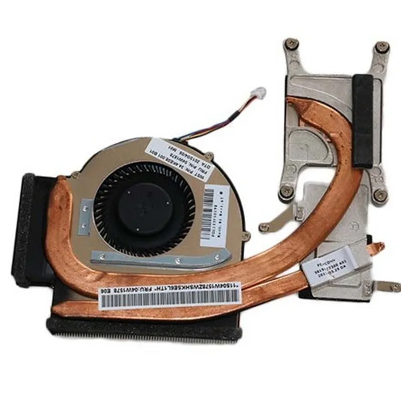 new original cpu cooling fan heatsink radiator cooler for lenovo thinkpad t520 t520i discrete graphics fru：04w1578 75y5782 free global shippin