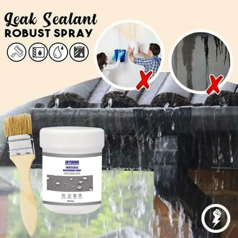 

Mighty Sealant Spray Anti-Leaking Sealant Agent Leak-trapping Repair Spray Waterproof Glue Super Strong Bonding Spray