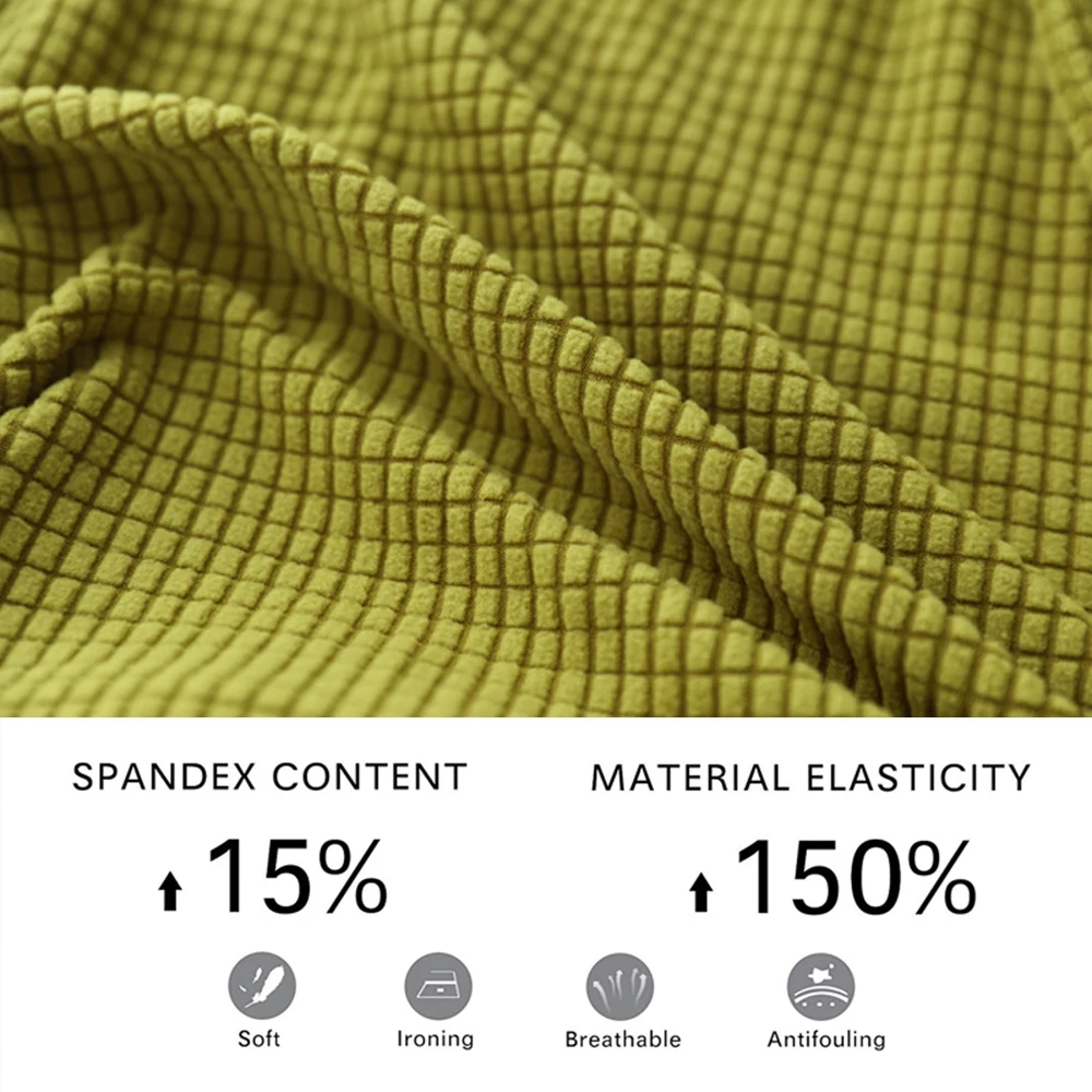 1 шт. однотонный чехол для кресла спандекс стрейч эластичные чехлы на стулья