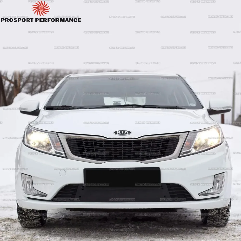 Зимняя защита заглушка экран крышка радиатора на решетку бампера для Kia Rio 3 2011-2015
