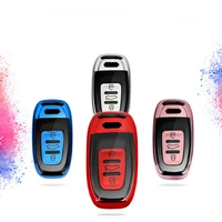 hot sale new soft tpu car smart key protection case for audi a6l a4l q5 a3 a4 b6 b7 b8 auto styling full cover shell accessories