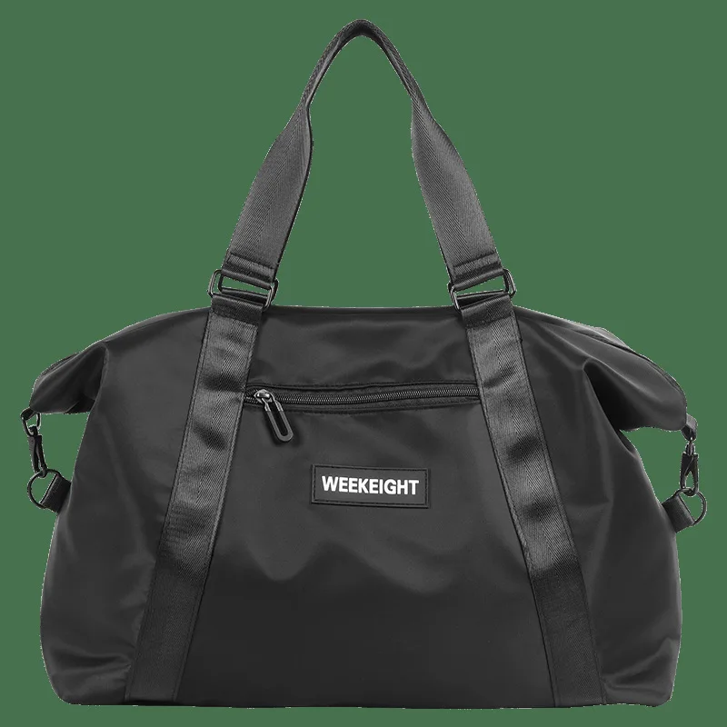 

Women's Hand-held Travel Bag Business Travel Luggage Bag Wear Pull Rod Bag Waterproof Nylon Bag Dry Wet Separation