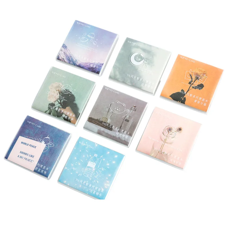 80 шт./кор. записная книжка ins декорации серии вручную учетной записи свежий фото