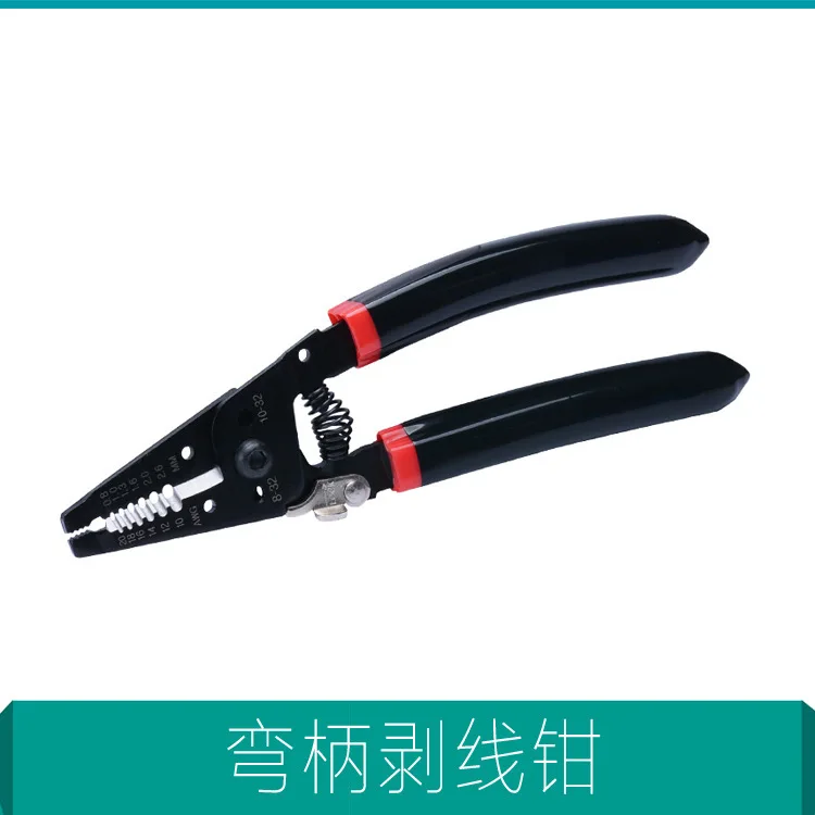 Больше функций изогнутая ручка отшелушивающая линия зажим пресс кабель отрезать