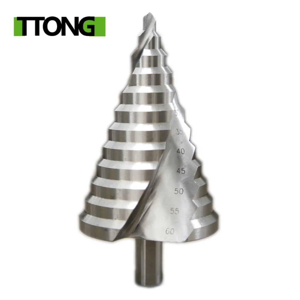 Сверло с несколькими уровнями 1 шт. 6-60 мм винтовая канавка дерево металл