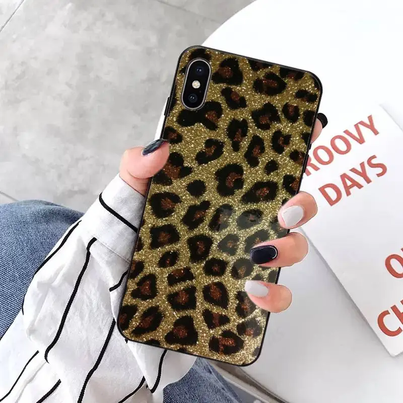 

Leopard sexy Phone Case for iPhone 11 12 pro XS MAX 8 7 6 6S Plus X 5S SE 2020 XR mini