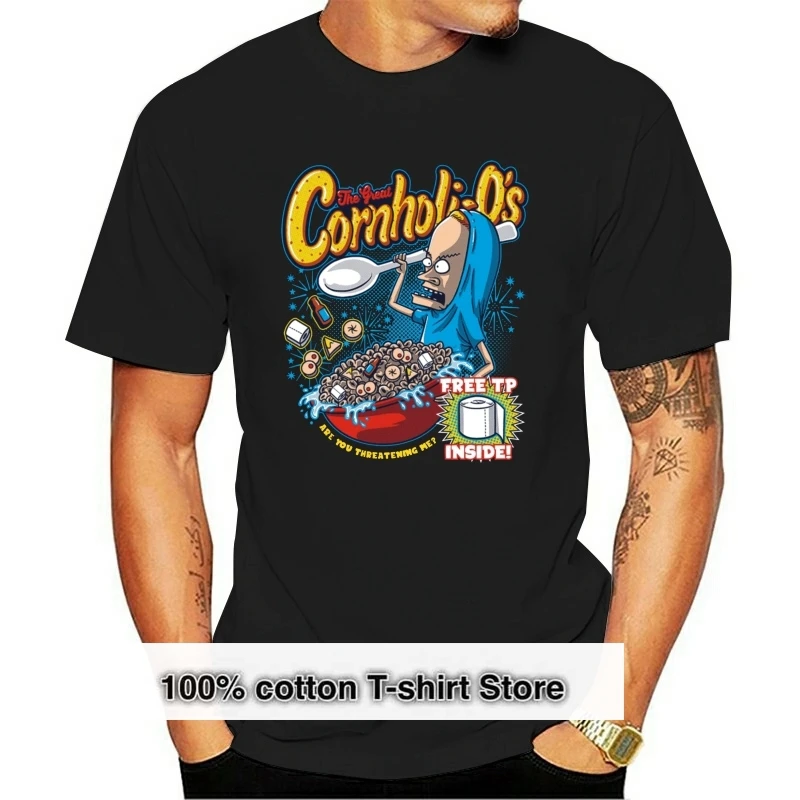 

Мужская и женская футболка Beavis и Butthead Cornholio