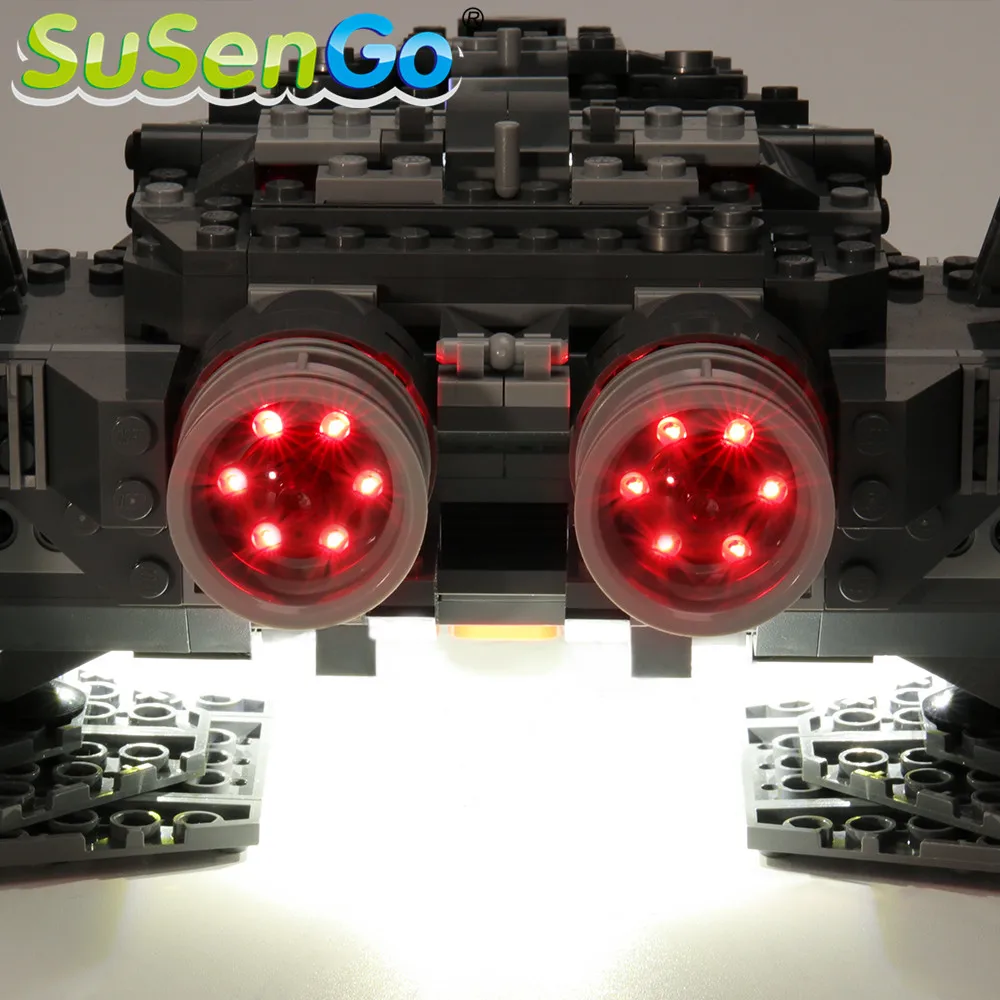 Комплект светодиодсветильник susenco для командного корабля 75104 Kylos Ren' s совместим