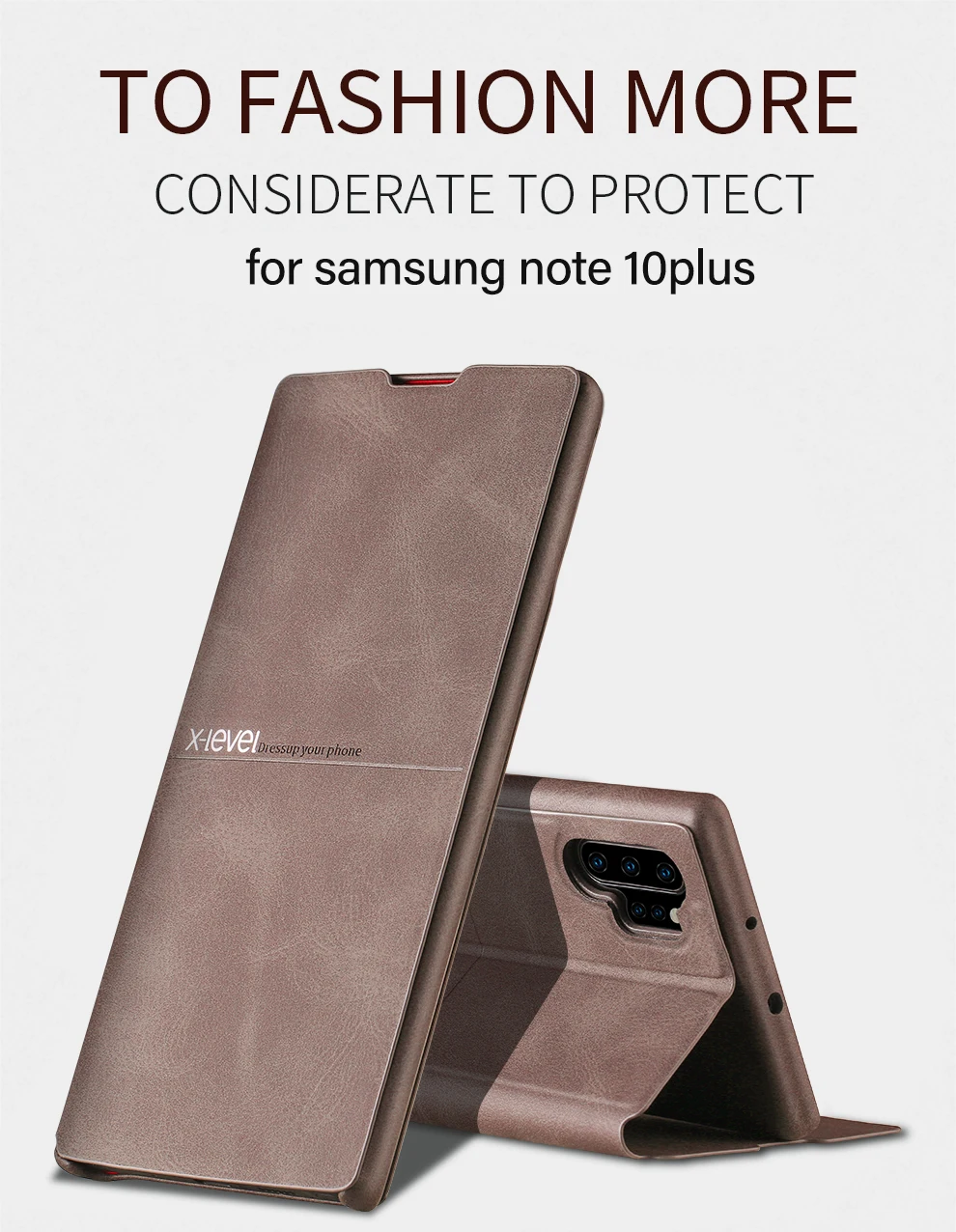 X-Level, экстремальный кожаный чехол-книжка для SS Galaxy Note10 Plus, Ретро стиль, X уровень, чехол-книжка, кошелек, чехол из искусственной кожи, чехол для Note10