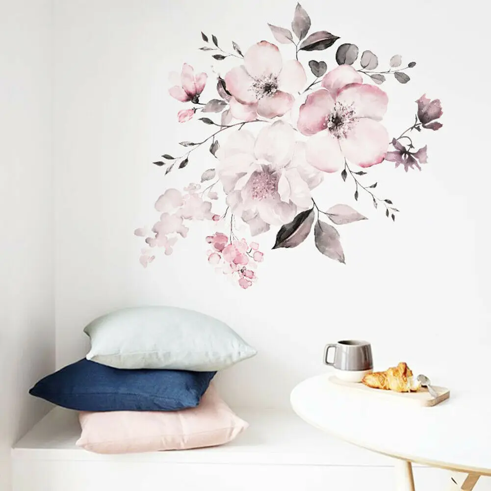 

Wall Sticker 3D Flower Room Decal Quote Vinyl Mural Removable Home Decor DIY Art