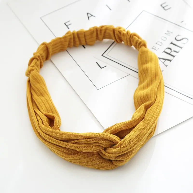 Women Velvet Twist Headband Female Striped Hair Clips Scrunchy Hairband Turban Bandana Head Bandagehaar hair accessoires |