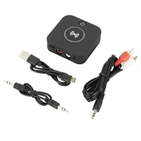 h16 nfc 3 5mm rca aux jack bluetooth compatible audio transmitter receiver 3 5mm rca wireless adapter for pc computer car tv