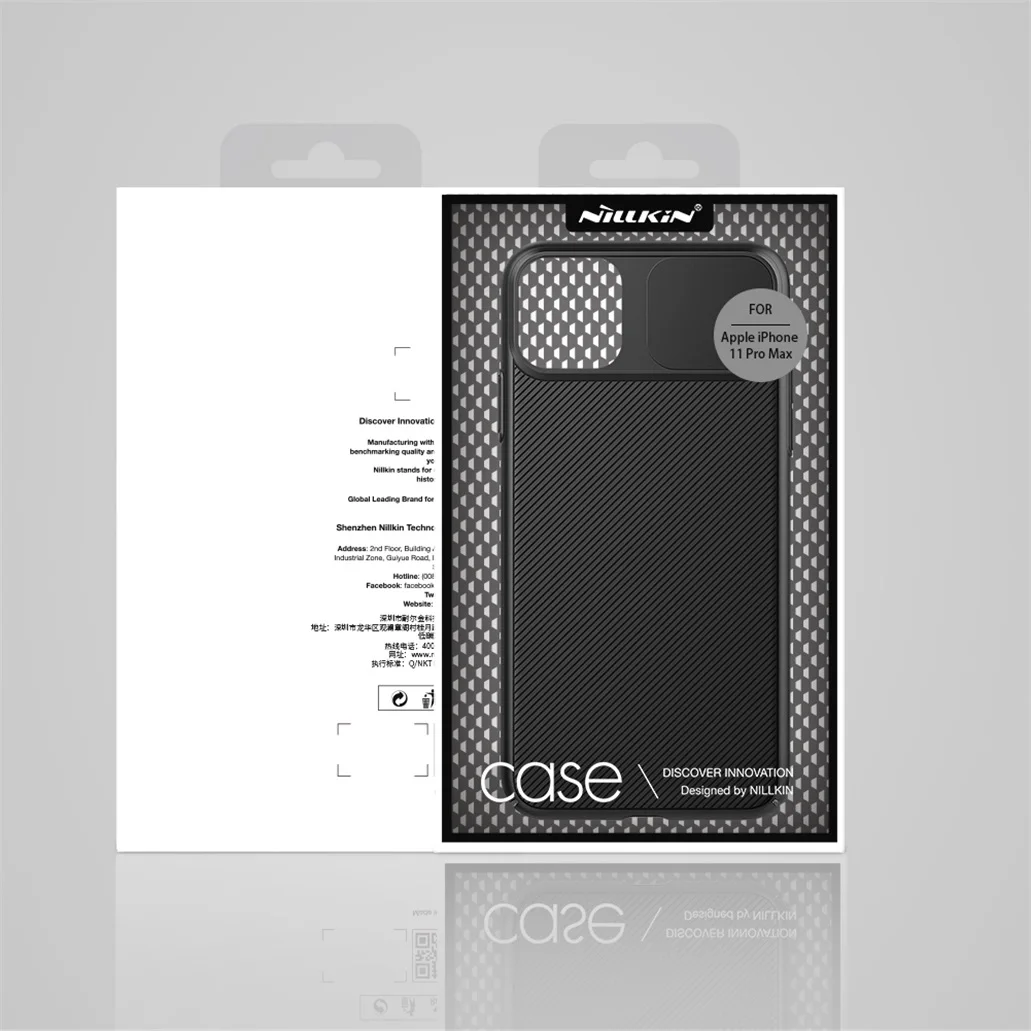 Для iPhone 11 11 Pro Max чехол NILLKIN CamShield чехол слайд-камера крышка защита конфиденциальности Классическая задняя крышка для iPhone11 Pro