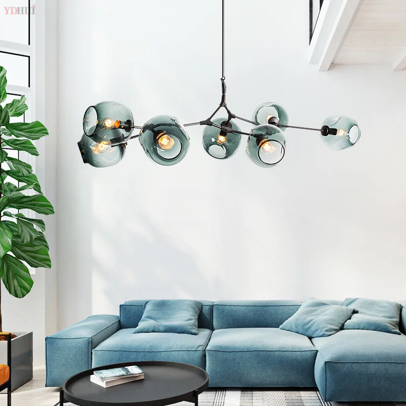 Современная люстра в скандинавском стиле светодиодный потолочный светильник