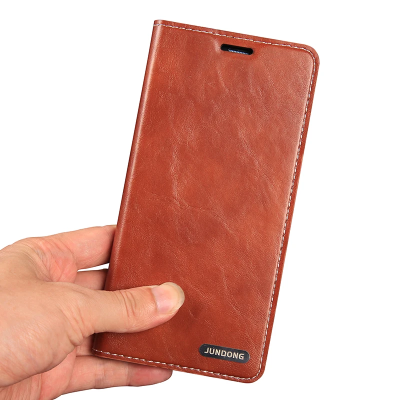Чехол для телефона Huawei P20 P30 P10 Mate 20 10 Lite 9 Pro P Smart кожаный флип кошелек из вощеной