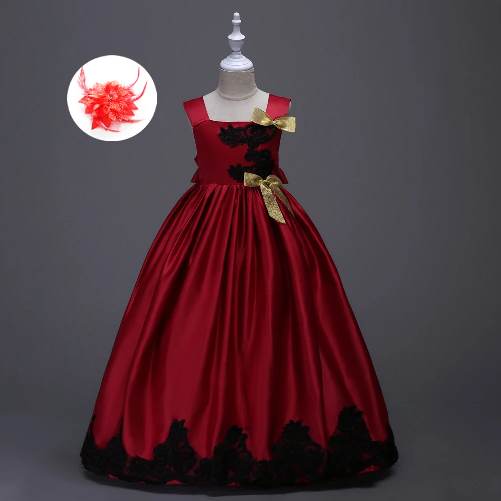 Праздничная одежда для детей особых случаев нарядное платье принцессы на