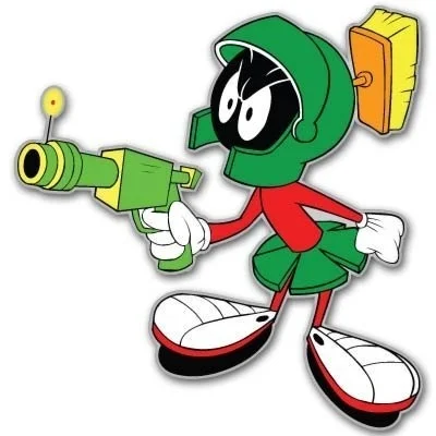 Для 4x Marvin Martian Vynil наклейка для автомобиля-5&quot | Игрушки и хобби