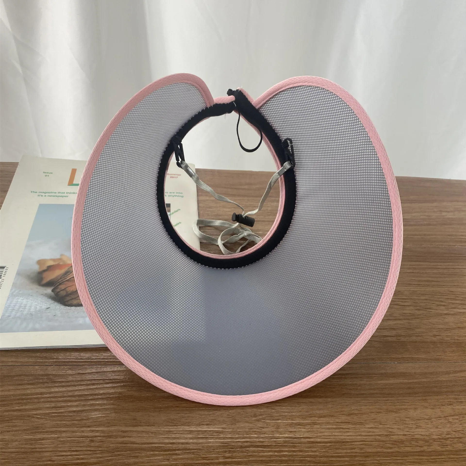 Новая женская летняя прозрачная шляпа от солнца с защитой УФ-лучей регулируемая