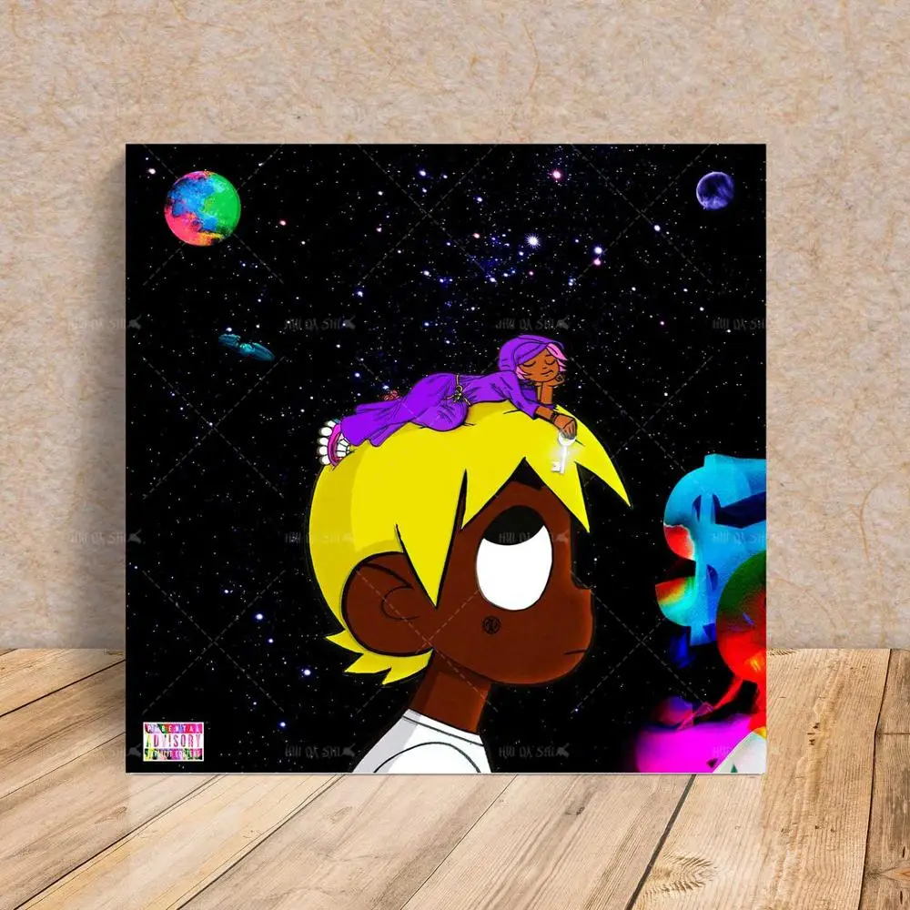 Домашний декор скандинавский абстрактный постер Lil Uzi Vert vs The World настенная