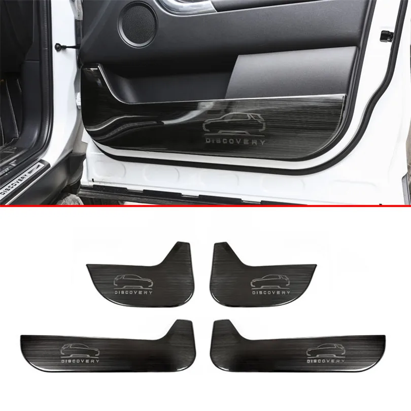 Защитная панель из нержавеющей стали с черной дверью для Land Rover Discovery Sport 2015 2016 2017