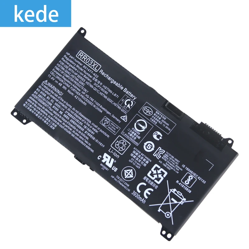 Kede оригинальный ноутбук батарея RR03XL для hp ProBook 430 440 450 455 G4 470 серии HSTNN-PB6W HSTNN-UB7C