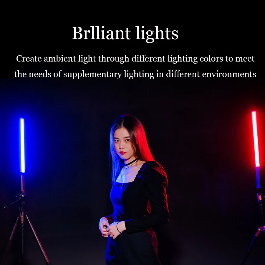 MAMEN светодиодный Профессиональный якорь фотографии в прямом эфире 3200-5600K