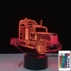 3D-3170 Супер Грузовик тема 3D лампа Светодиодный Ночник светильник 7 цветов Изменение сенсорного настроения лампа Рождественский подарок