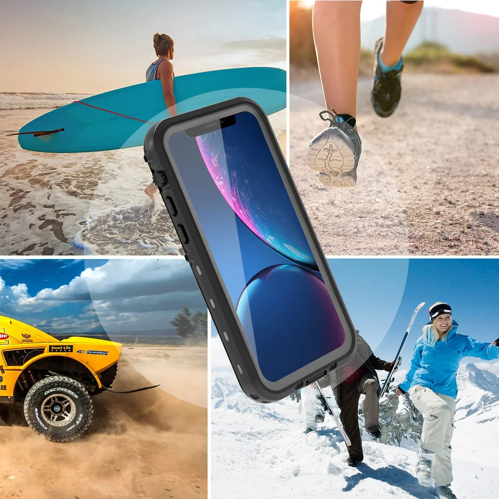 IP69K водонепроницаемый чехол для iPhone 11 открытый противоударный плавания дайвинга