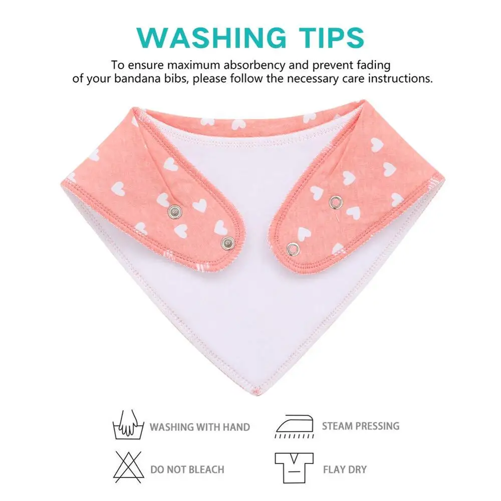 6 шт детскую бандану слюни нагрудники унисекс детские для и облегчить