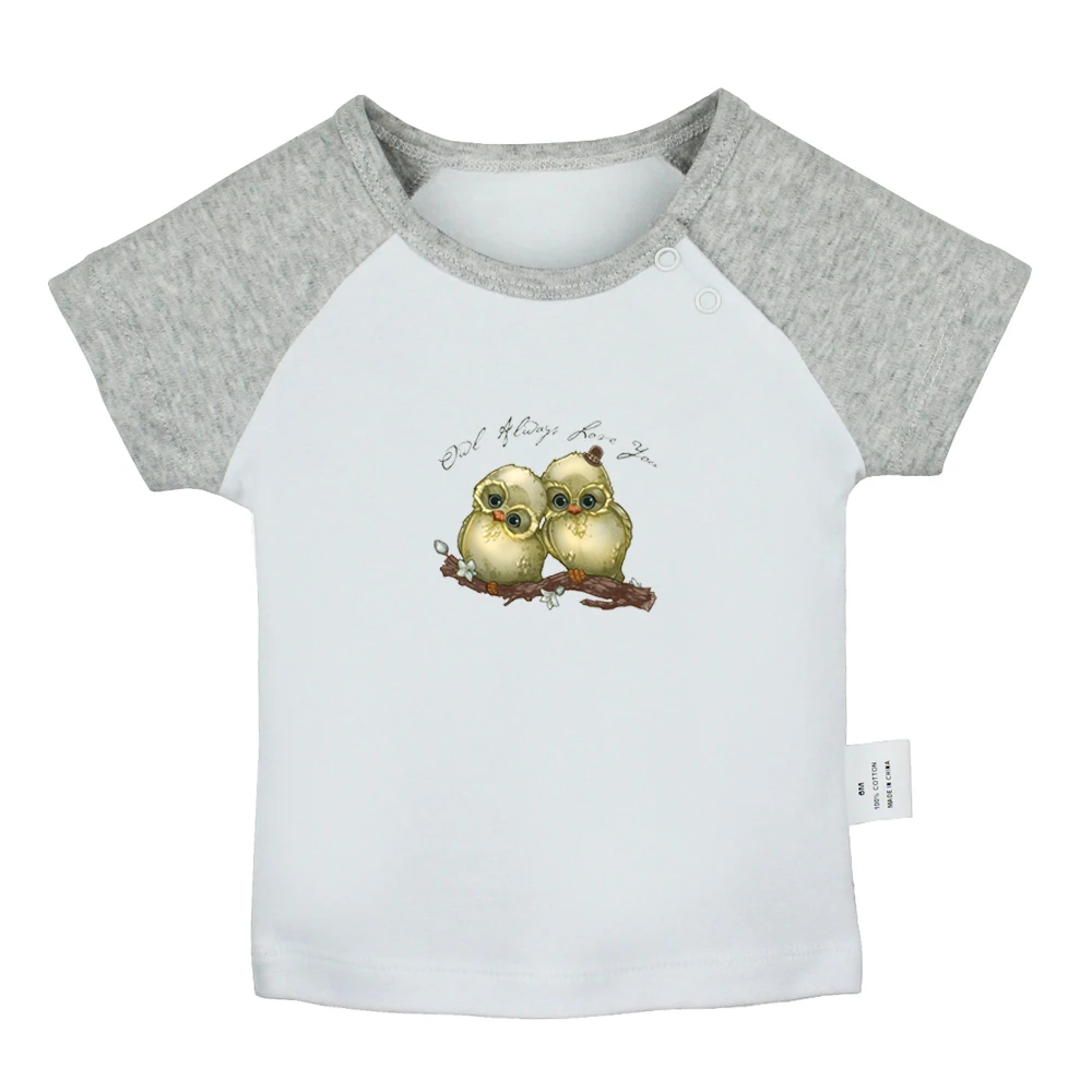Милые художественные дизайнерские футболки для новорожденных с изображением