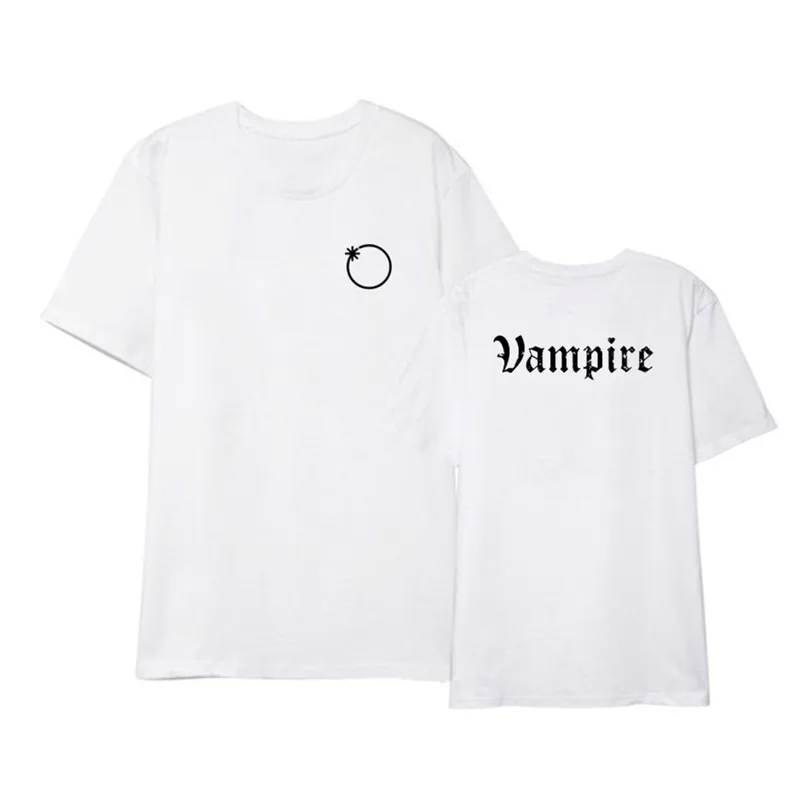 Kpop IZONE Vampire Album t shirts Hip Hop Casual Loose Clothes T-shirt Short Sleeve Tops | Женская одежда