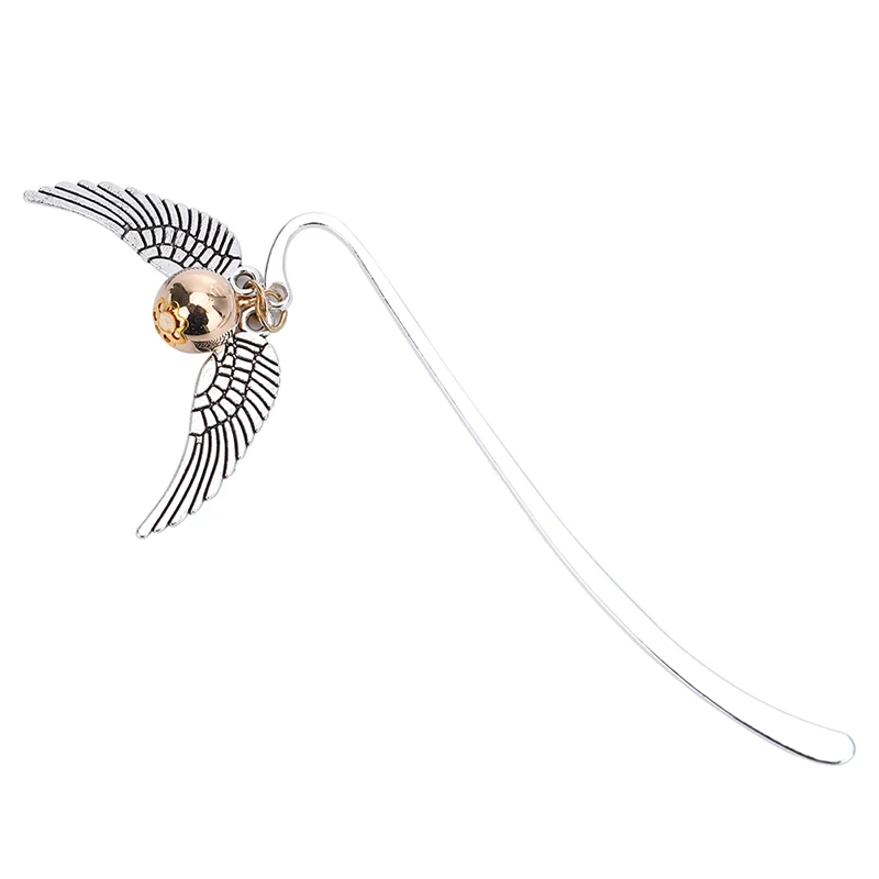 

Retro Wing Snitch Metal Bookmark Stationery Office For School Bookmarks For books Binder Index Divider Reader Book Mark