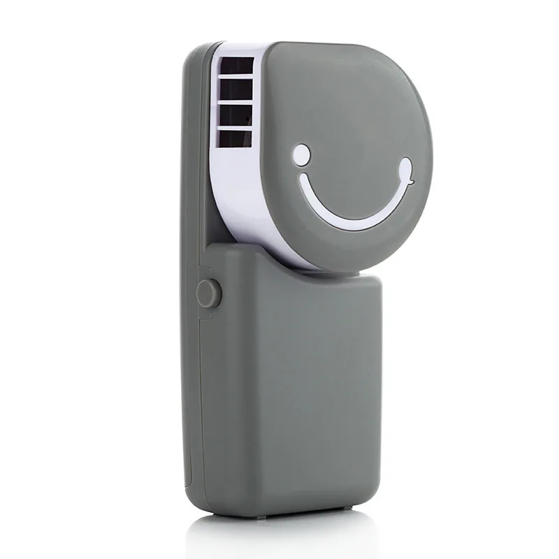 

Portable Mini Home Air Conditioner Fan Smile Face USB Rechargeable Cooling Fan With Lithium Battery Outdoor Travel Handheld Fan