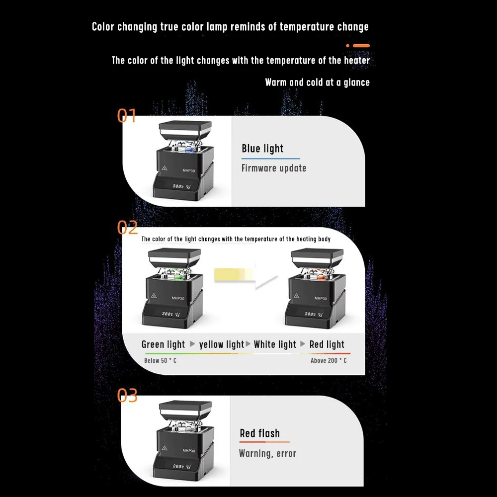 

MHP30 Constant Temperature Heating Station Welding Preheating Station Repairing Disassembling Component Heating Platform