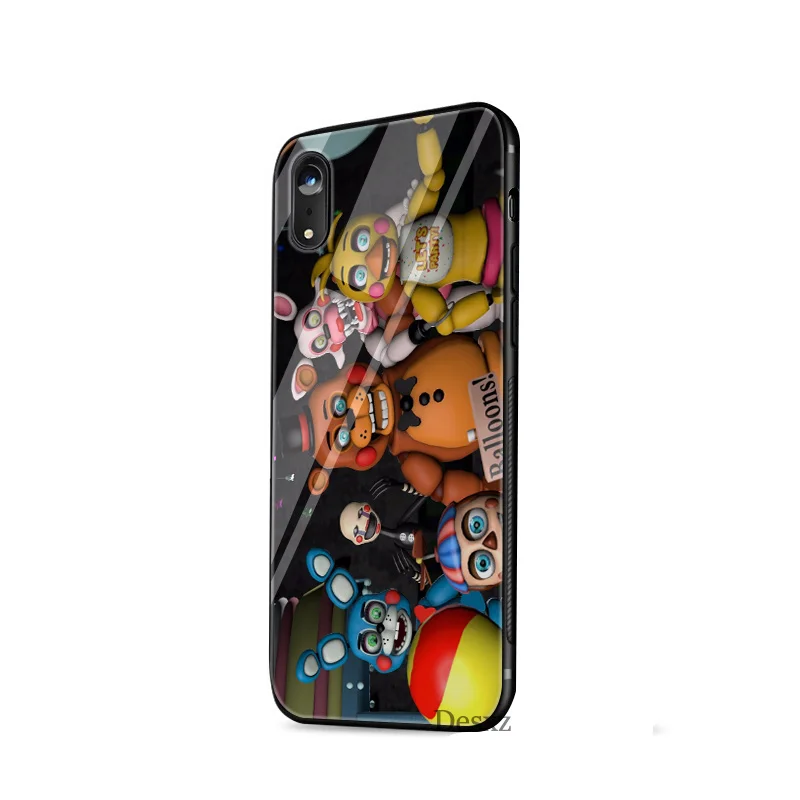 Чехол из закаленного стекла Five nights at freddy's fnaf freddy противоударный чехол для iPhone X 6