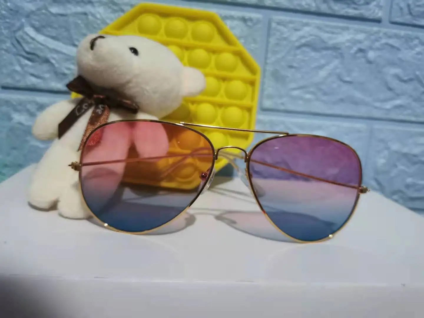 Классические Модные металлические солнцезащитные очки для мужчин и женщин