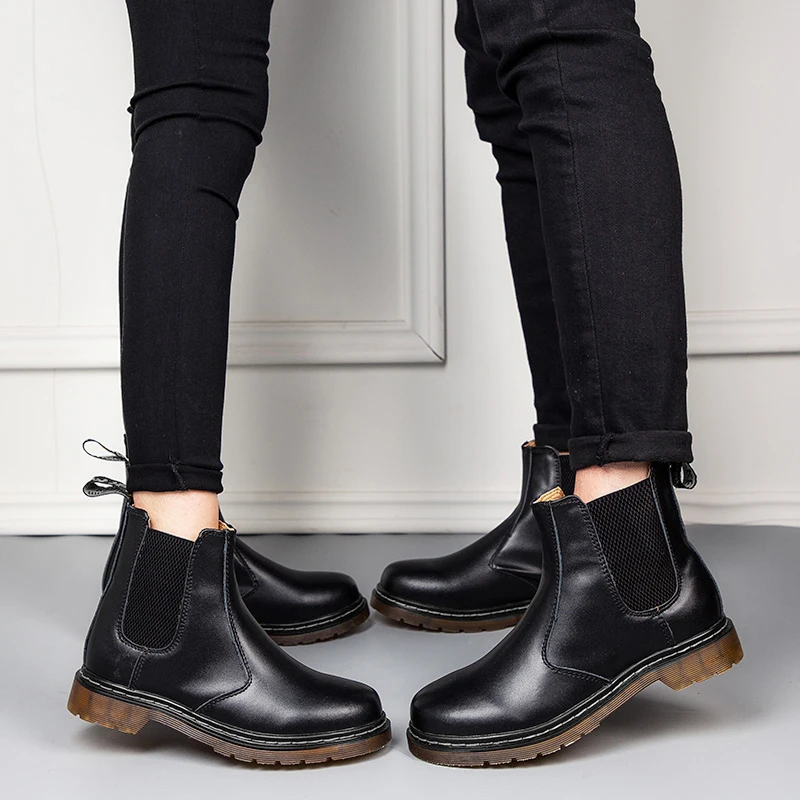 

Original Ankle Martins Chelsea Boots Couples Motorcycle Shoes Autumn Winter Warm Fur Waterproof Women Men Boots Autumn Ankle Doc