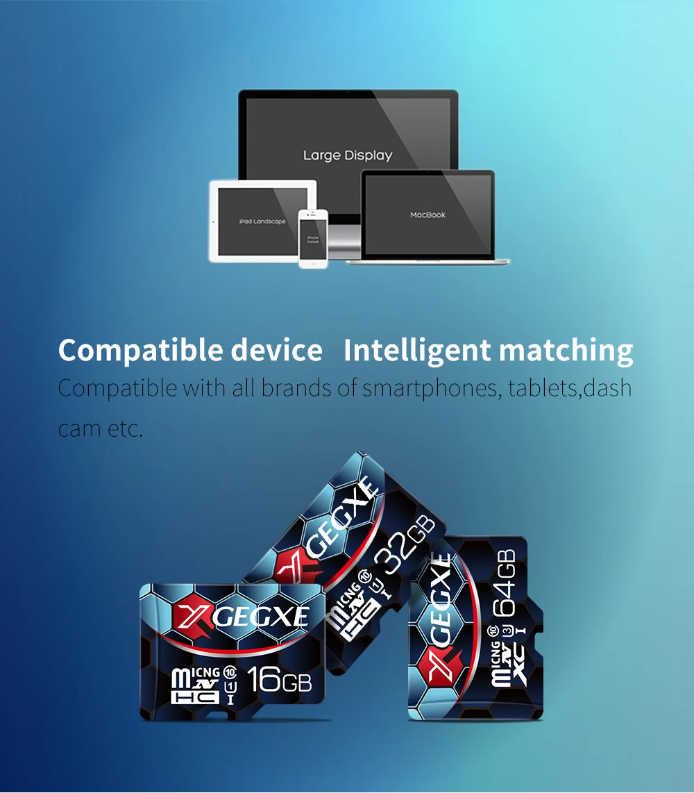 XGEGXE 64 Гб карта памяти 8 ГБ 16 ГБ 32 ГБ 128 Гб Micro SD C10 TF карта флэш-накопитель для смартфонов