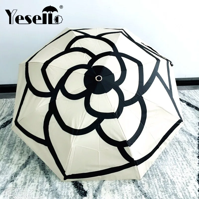 Yesello ветронепроницаемый складной автоматический зонт от дождя для женщин