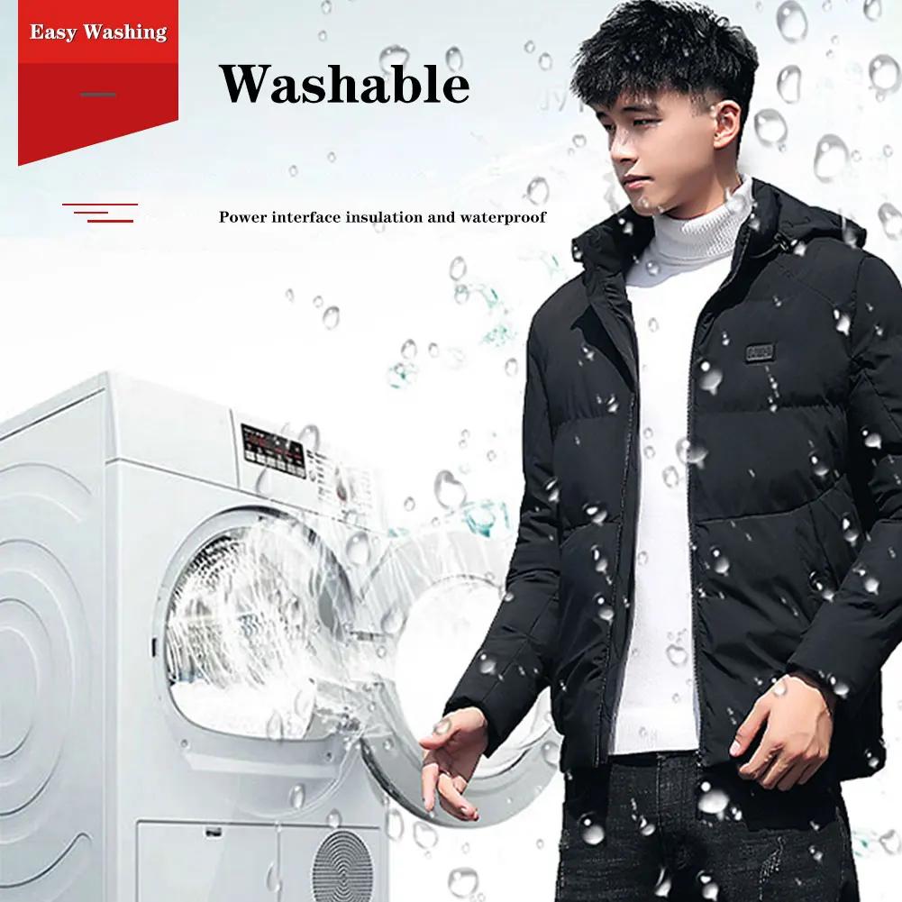 Куртки с подогревом для мужчин и женщин куртка электрическим куртки капюшоном USB