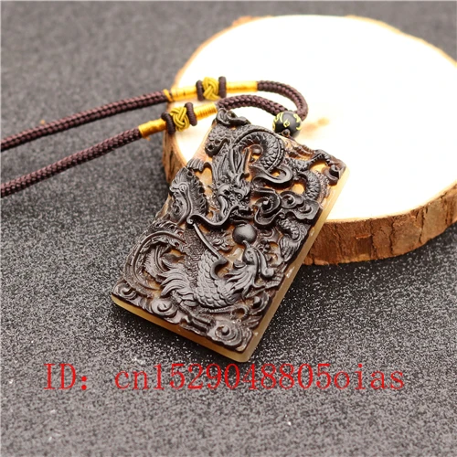 Коллекционные предметы ожерелье с подвеской из бычьего рога дракона Феникса