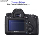 Защитное стекло 9H 2.5D для ЖК-экрана камеры Canon EOS 6D с защитой от царапин